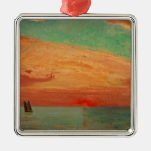 Sonnenaufgang über dem Ostsee (Asiatische Kunst) ( Ornament Aus Metall