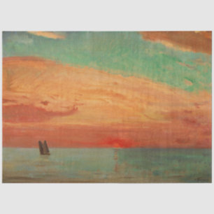 Sonnenaufgang über dem Ostsee (Asiatische Kunst) ( Seidenpapier