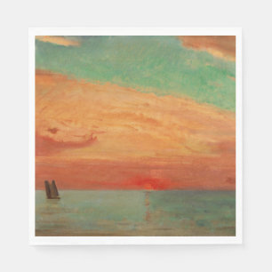 Sonnenaufgang über dem Ostsee (Asiatische Kunst) ( Serviette