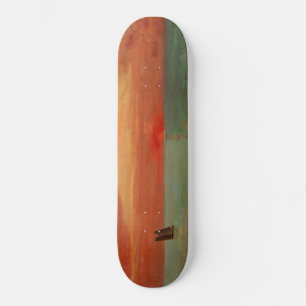 Sonnenaufgang über dem Ostsee (Asiatische Kunst) ( Skateboard