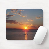 Sonnenaufgang über dem Ozean Mousepad (Mit Mouse)