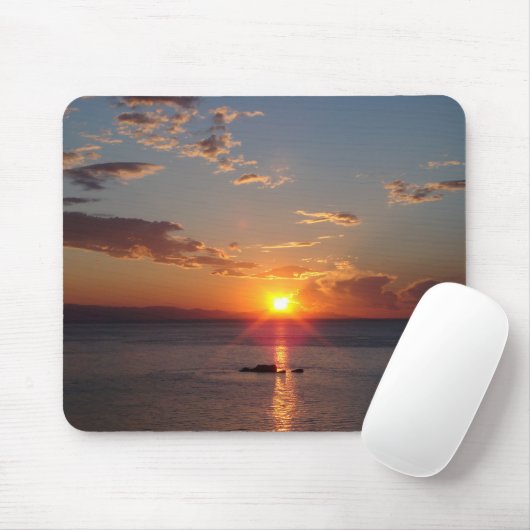 Sonnenaufgang über dem Ozean Mousepad (Mit Mouse)