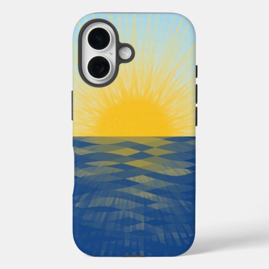 Sonnenaufgang über dem Ozean Neubeginn Case-Mate iPhone Hülle (Rückseite)