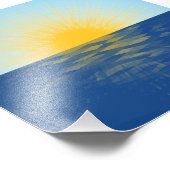 Sonnenaufgang über dem Ozean Neubeginn Fotodruck (Ecke)