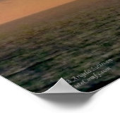 Sonnenaufgang über dem Ozean Poster (Ecke)