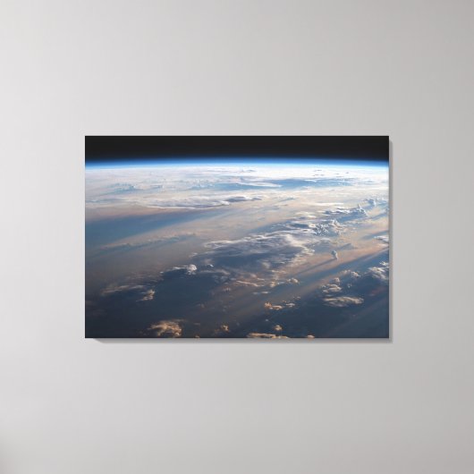 Sonnenaufgang über dem philippinischen Meer mit la Leinwanddruck (Vorderseite)