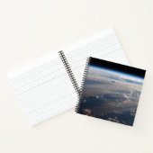 Sonnenaufgang über dem philippinischen Meer mit la Notizblock (Innenseite)