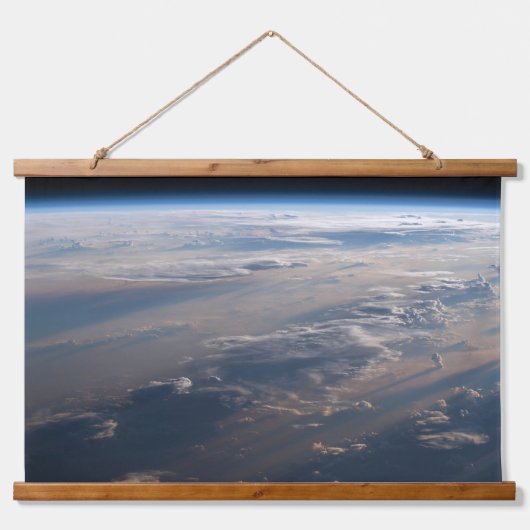 Sonnenaufgang über dem philippinischen Meer mit la Wandteppich Mit Holzrahmen (Vorne)