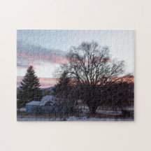 Sonnenaufgang über dem Ranch House