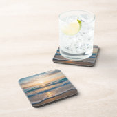 Sonnenaufgang über dem Strand Getränkeuntersetzer (Rechte Seite)