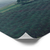 Sonnenaufgang über dem vertikalen Poster der Toska (Ecke)