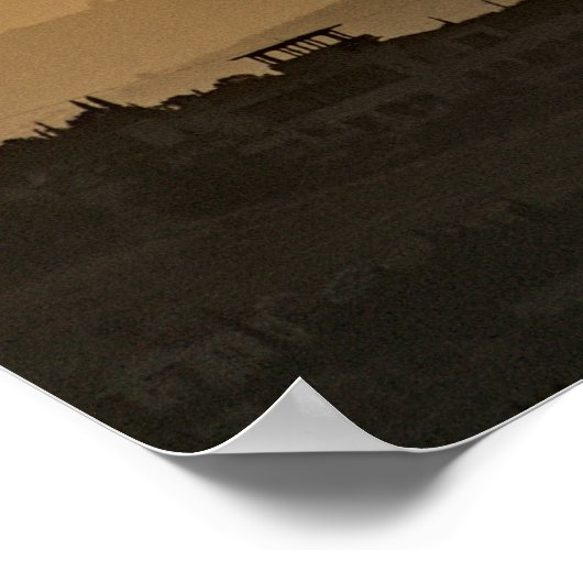 Sonnenaufgang über den Bergen, Zypern (2945) Poste Poster (Ecke)