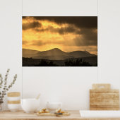 Sonnenaufgang über den Bergen, Zypern (2945) Poste Poster (Küche)