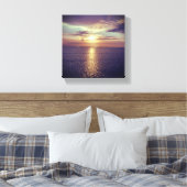 Sonnenaufgang über den Ozeanwellen Leinwanddruck (Insitu (Schlafzimmer))
