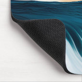 Sonnenaufgang über den Ozeanwellen Mousepad (Ecke)