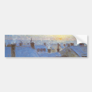 Sonnenaufgang über den Rooftops (von Eugène Jansso Autoaufkleber