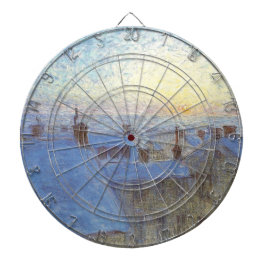 Sonnenaufgang über den Rooftops (von Eugène Jansso Dartscheibe