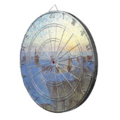 Sonnenaufgang über den Rooftops (von Eugène Jansso Dartscheibe (Vorderseite rechts)