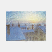 Sonnenaufgang über den Rooftops (von Eugène Jansso Fleecedecke (Vorderseite (Horizontal))