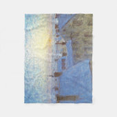 Sonnenaufgang über den Rooftops (von Eugène Jansso Fleecedecke (Vorderseite)