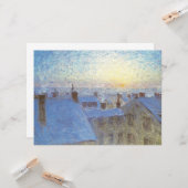 Sonnenaufgang über den Rooftops (von Eugène Jansso Karte (Vorderseite/Rückseite Beispiel)