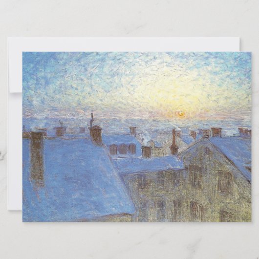 Sonnenaufgang über den Rooftops (von Eugène Jansso Karte (Vorderseite)