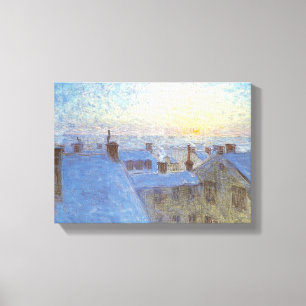 Sonnenaufgang über den Rooftops (von Eugène Jansso Leinwanddruck
