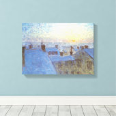 Sonnenaufgang über den Rooftops (von Eugène Jansso Leinwanddruck (Insitu (Holzboden))