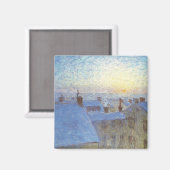 Sonnenaufgang über den Rooftops (von Eugène Jansso Magnet (Vorderseite/Rückseite)