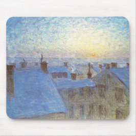 Sonnenaufgang über den Rooftops (von Eugène Jansso Mousepad
