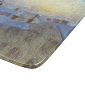 Sonnenaufgang über den Rooftops (von Eugène Jansso Schneidebrett (Ecke)