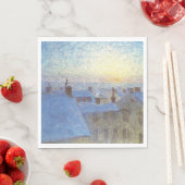 Sonnenaufgang über den Rooftops (von Eugène Jansso Serviette (Beispiel)