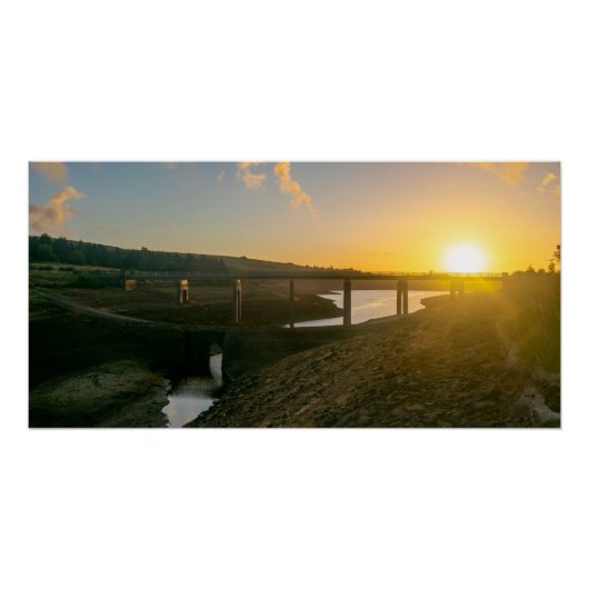 Sonnenaufgang über der Brücke der Bäder - exponier Poster (Vorderseite)