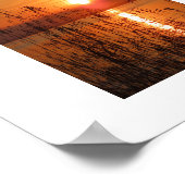 Sonnenaufgang über der Bucht Poster (Ecke)