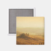 Sonnenaufgang über der Landschaft im Magneten der Magnet (Vorderseite/Rückseite)