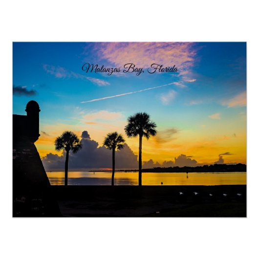 Sonnenaufgang über der Matanzas-Bucht Poster (Vorderseite)