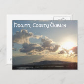 Sonnenaufgang über der Postkarte (Vorne/Hinten)