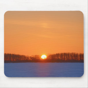 Sonnenaufgang über der Prärie Manitoba, Kanada Mousepad