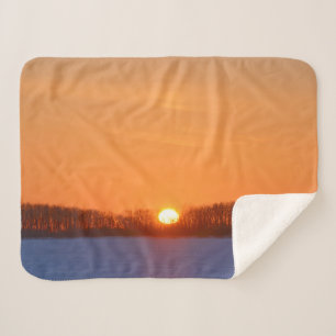 Sonnenaufgang über der Prärie Manitoba, Kanada Sherpadecke