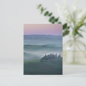 Sonnenaufgang über der vertikalen Karte der Toskan (Stehend Vorderseite)