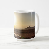 Sonnenaufgang über der Wüstenlandschaft Namib Kaffeetasse (VorderseiteRechts)