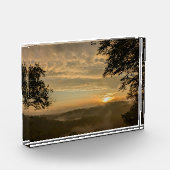 Sonnenaufgang über einem Foggy Valley Fotoblock (Links)