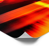 Sonnenaufgang über einem See Poster (Ecke)