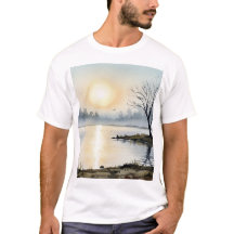 Sonnenaufgang über einem See