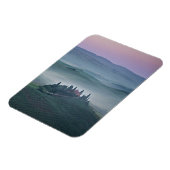 Sonnenaufgang über einem vertikalen Magneten der T Magnet (Linke Seite)