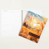 Sonnenaufgang über einem Weizenfeld Planer (Anzeige)