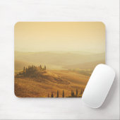 Sonnenaufgang über einer Landschaft in Toskana Mousepad (Mit Mouse)