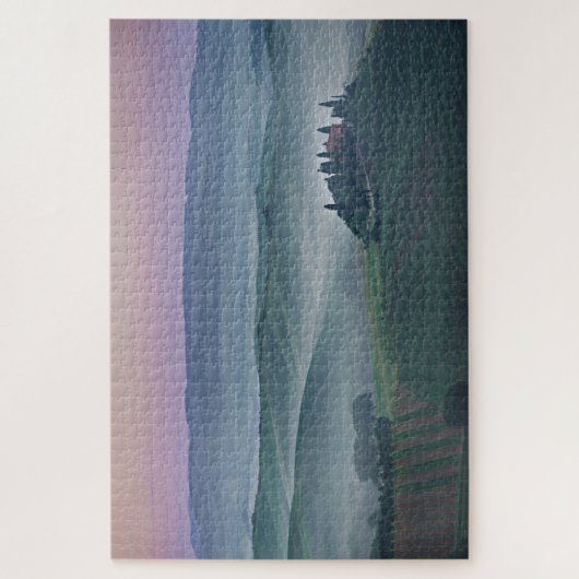 Sonnenaufgang über einer nebeligen puzzle (Vertikal)