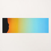 Sonnenaufgang über einer Ranch Yogamatte (Rückseite (Horizontal))