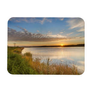 Sonnenaufgang über Feuchtgebiete im Arrowwood Nati Magnet